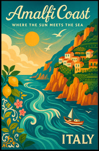 Vintage Art Deco Automobile Poster