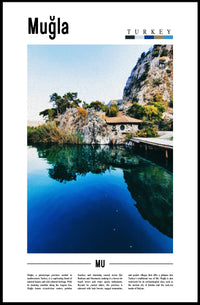 Muğla's Natural Beauty and Cultural Heritage Travel Poster PosterGoat
