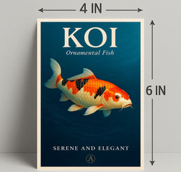 Koi  Ornamental Fish Poster PosterGoat
