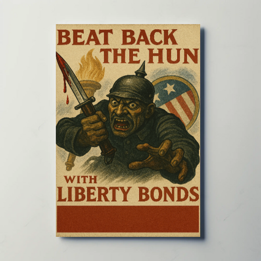 World War I Era Liberty Bonds Propaganda Poster