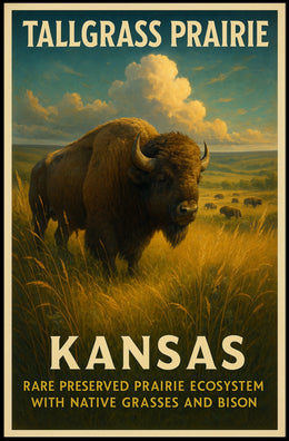 Tallgrass Prairie Of Kansas Poster
