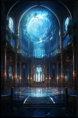 Enchanted Aquatic Hall Poster