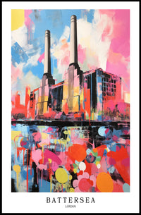 Battersea Power Station London Poster
