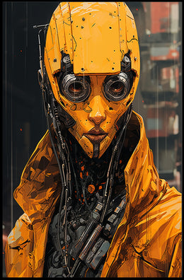 Futuristic Sentinel Poster PosterGoat