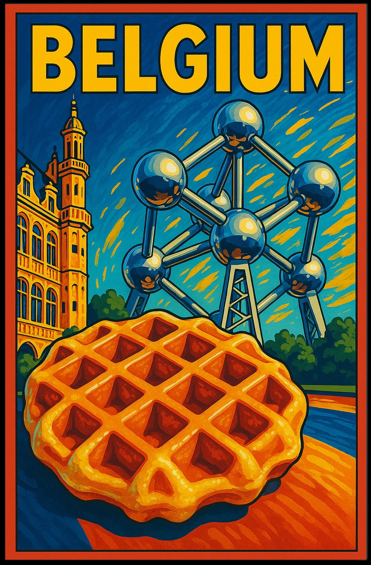 Belgium A Taste Of Culture Poster