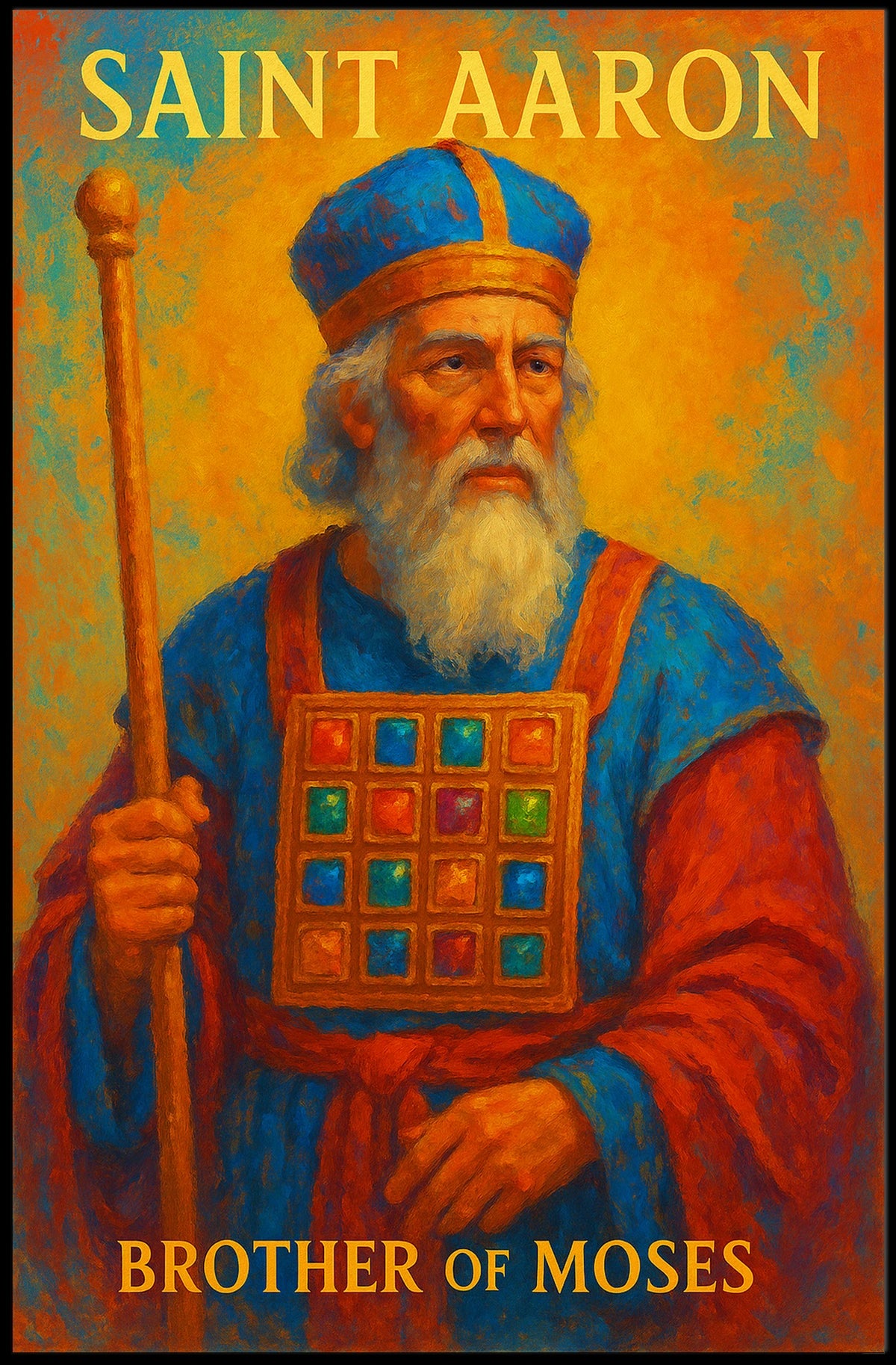 Saint Aaron Brother Of Moses Poster