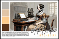 Tribute to Ada Lovelace Poster