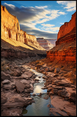 Majestic Canyon Landscape Poster