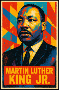 Martin Luther King Jr. Iconic Leader Poster