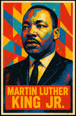 Martin Luther King Jr. Iconic Leader Poster