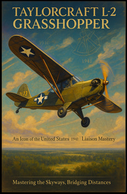 Taylorcraft L2 Grasshopper Poster