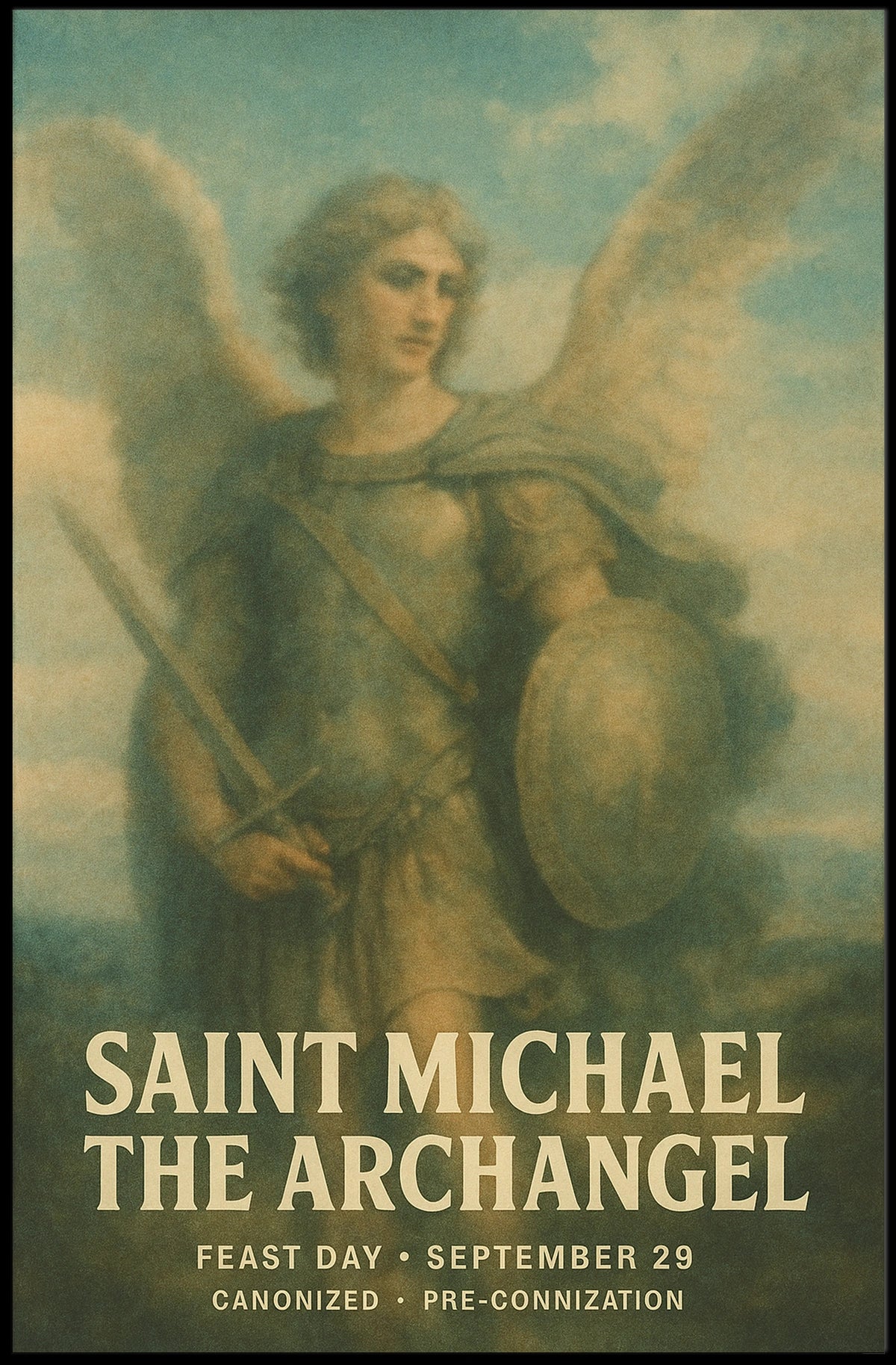 Saint Michael The Archangel Poster