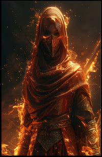 Warrior Of Flames Poster