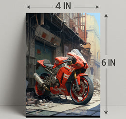 Urban Motorcycle Dream Poster PosterGoat