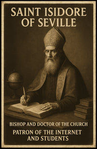 Saint Isidore Of Seville Poster