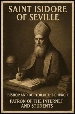 Saint Isidore Of Seville Poster