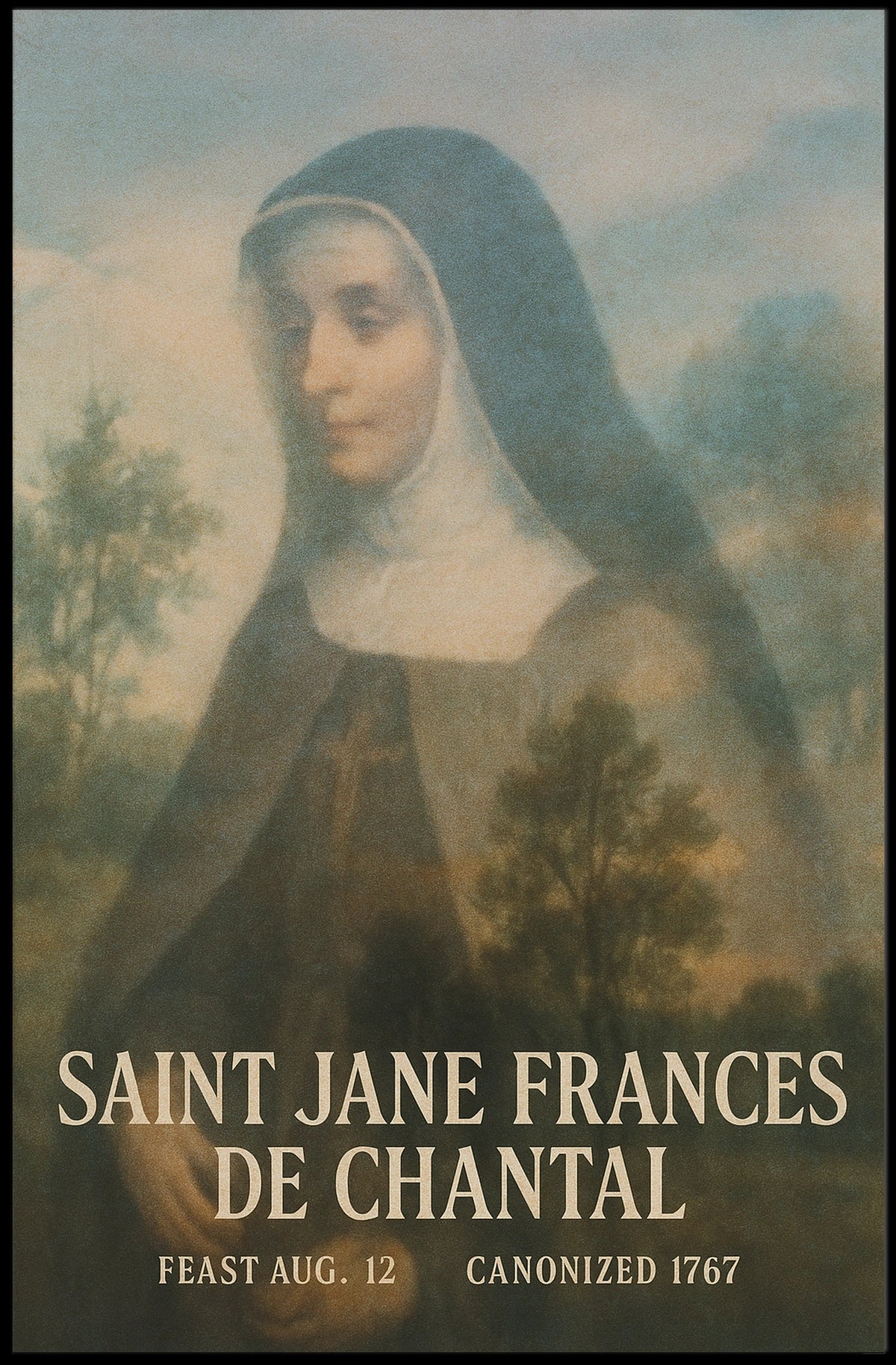 Saint Jane Frances De Chantal Poster