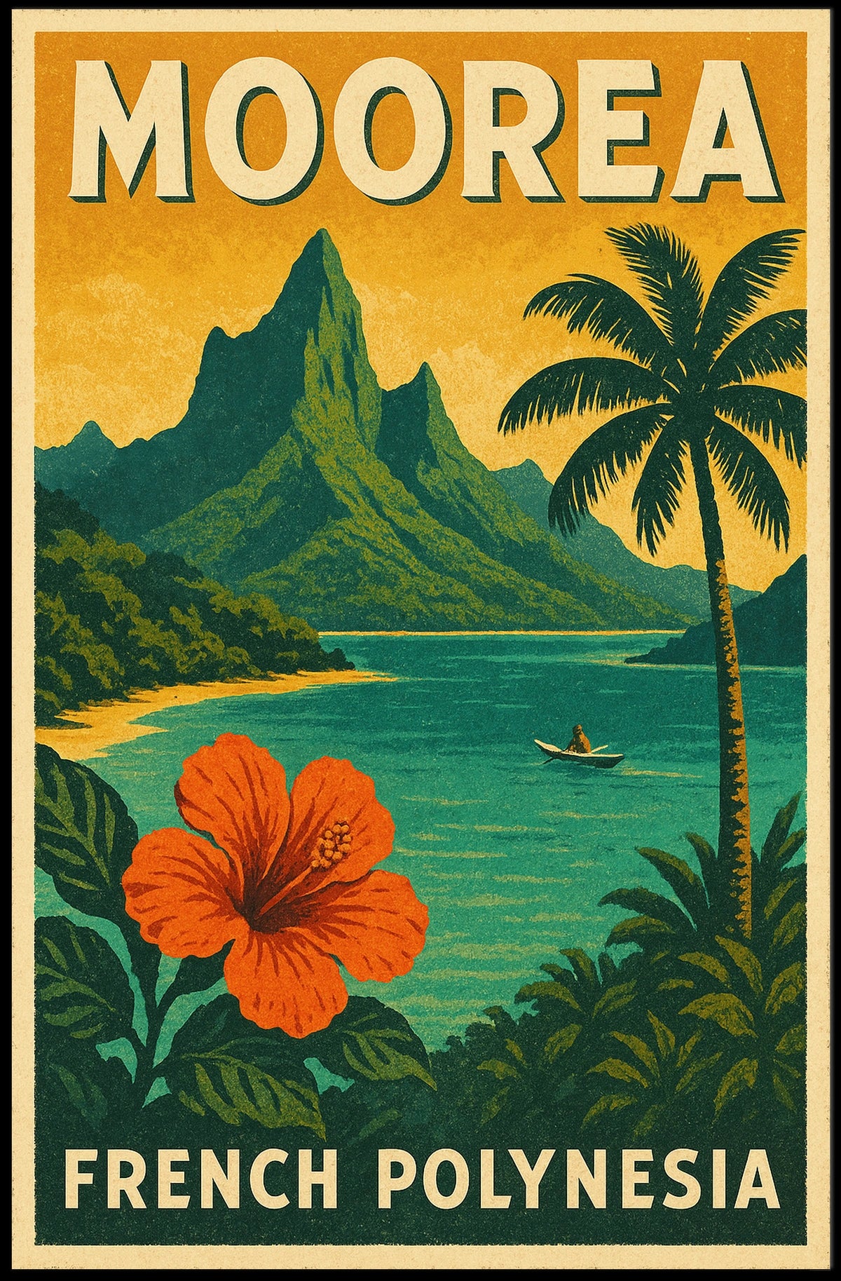 Moorea French Polynesia Poster