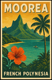 Moorea French Polynesia Poster