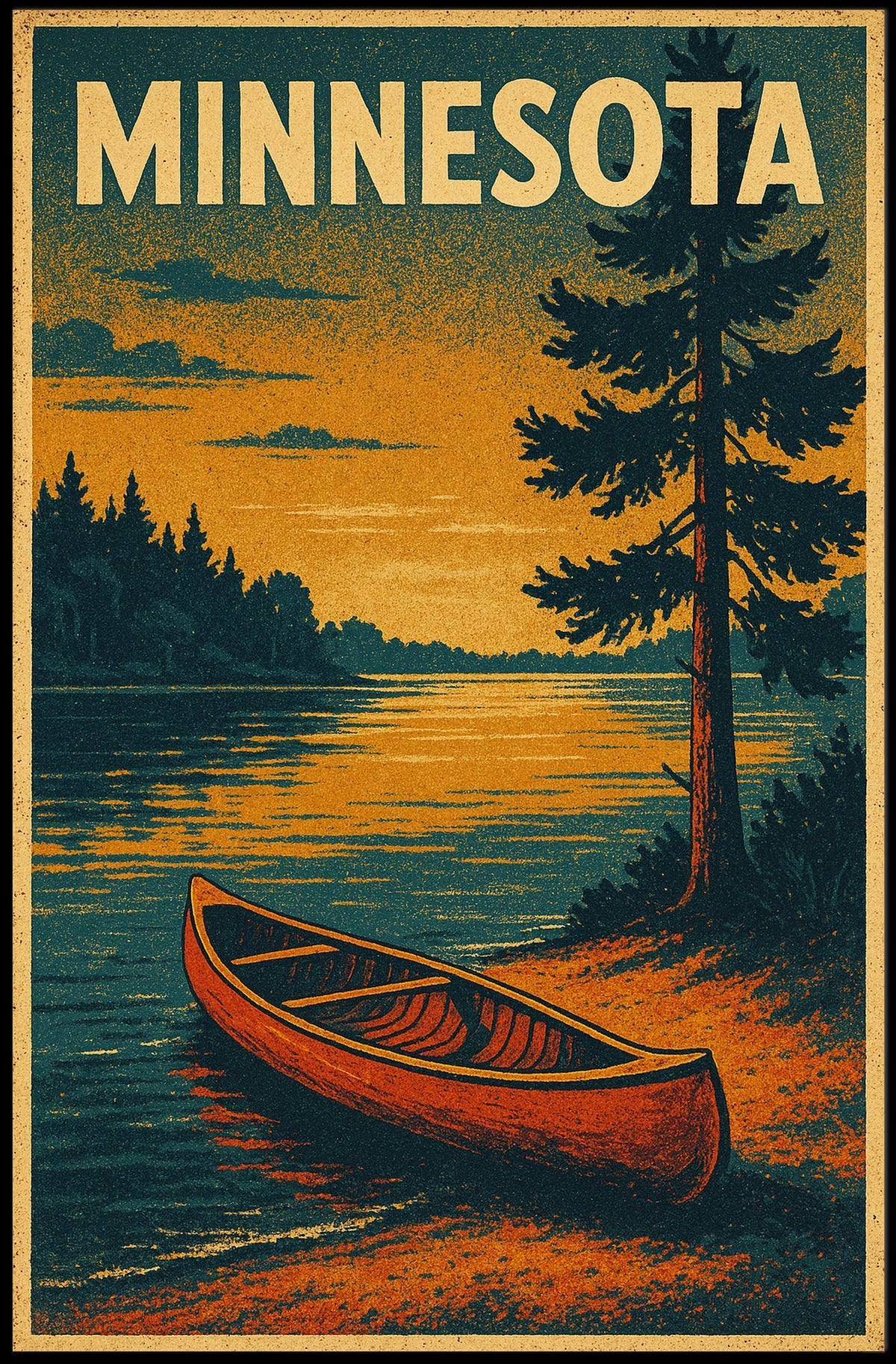 Minnesota Wilderness Poster