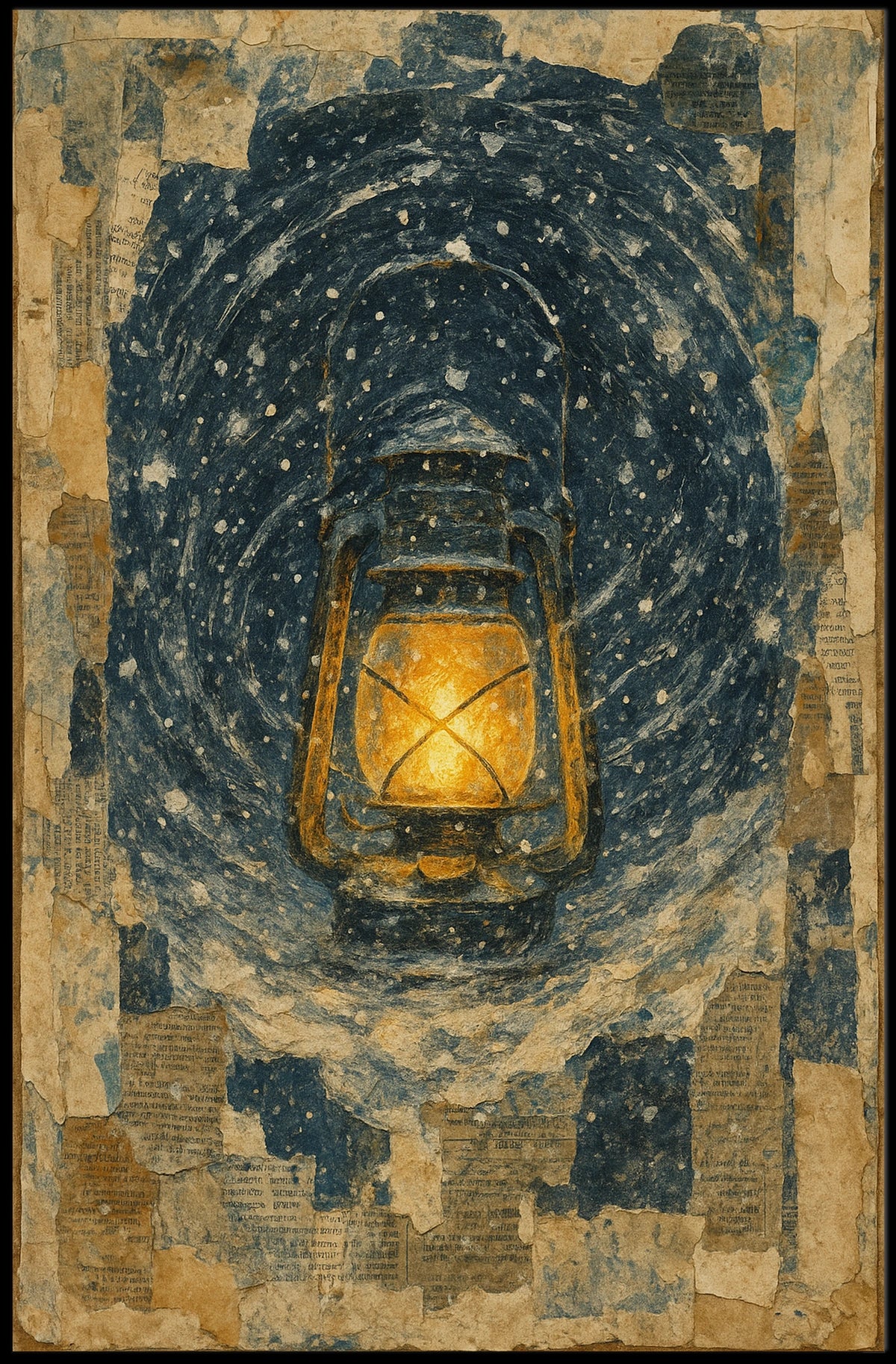Lantern In The Night Poster