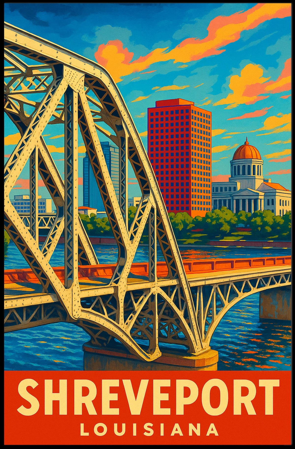 Shreveport Louisiana Poster