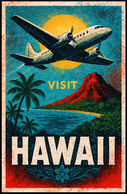 Visit Hawaii Poster PosterGoat