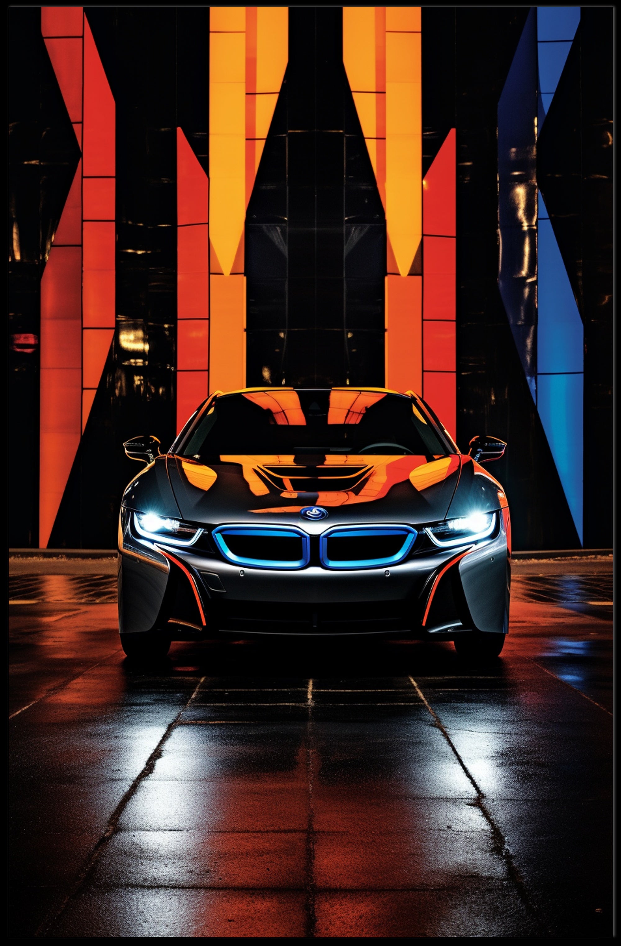 Futuristic Elegance Poster