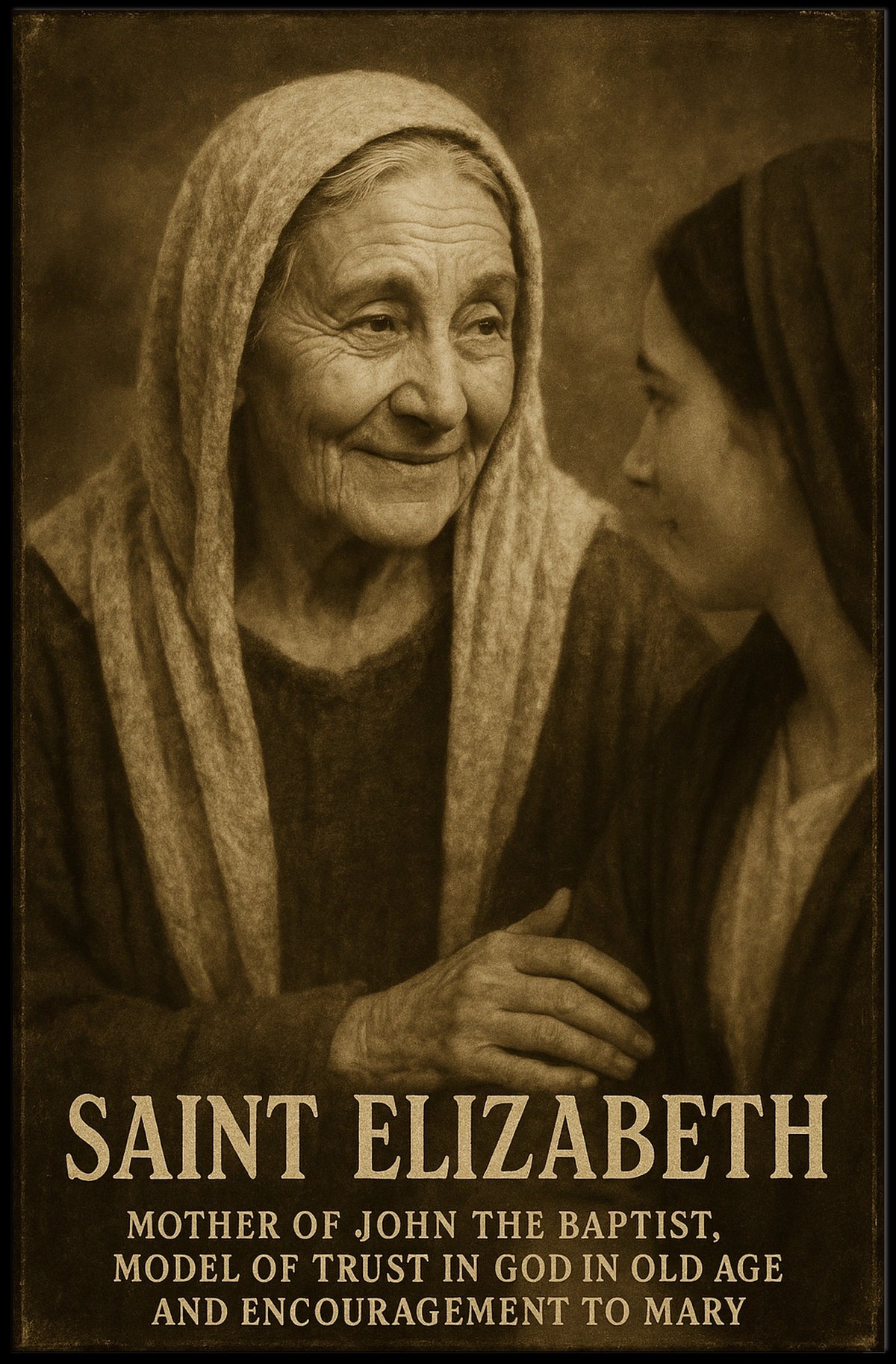 Saint Elizabeth Model Of Trust Poster