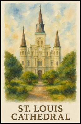 St. Louis Cathedral Poster