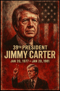 Jimmy Carter 39th President Poster