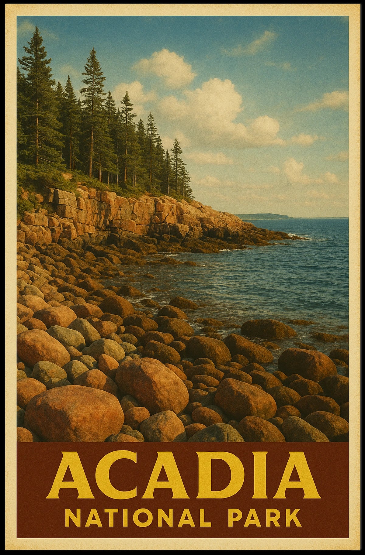 Acadia National Park Poster