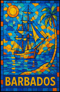 Vibrant Barbados Poster