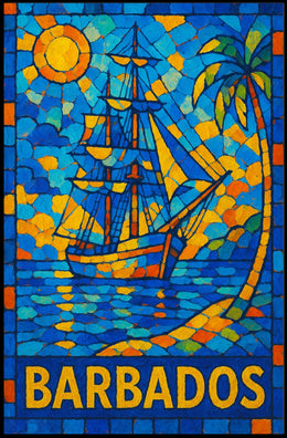Vibrant Barbados Poster