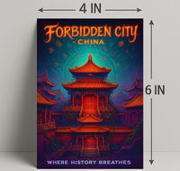 Forbidden City Enchantment in Cultural or Heritage Poster