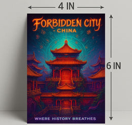 Forbidden City Enchantment in Cultural or Heritage Poster