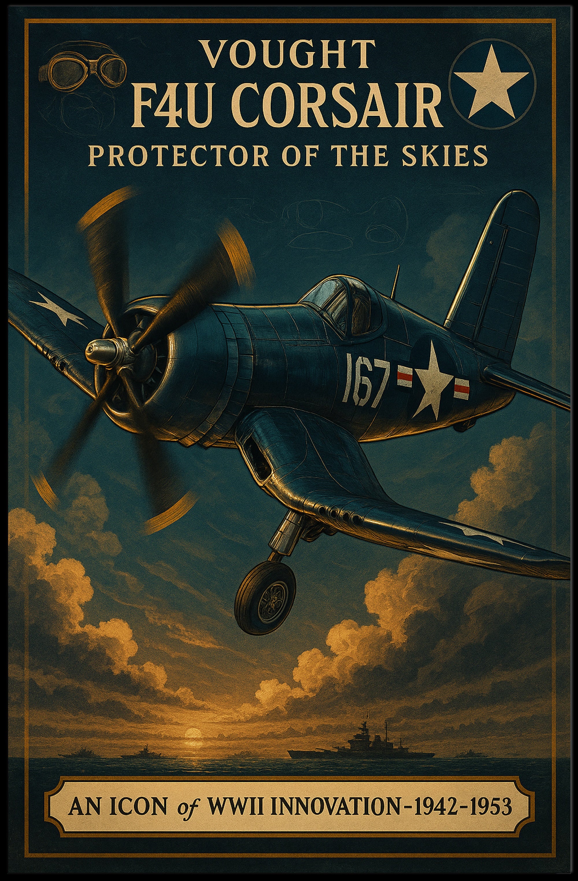 Vought F4U Corsair: Protector of the Skies Poster