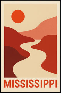 Mississippi Landscape Poster