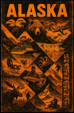 Discover Alaska Poster