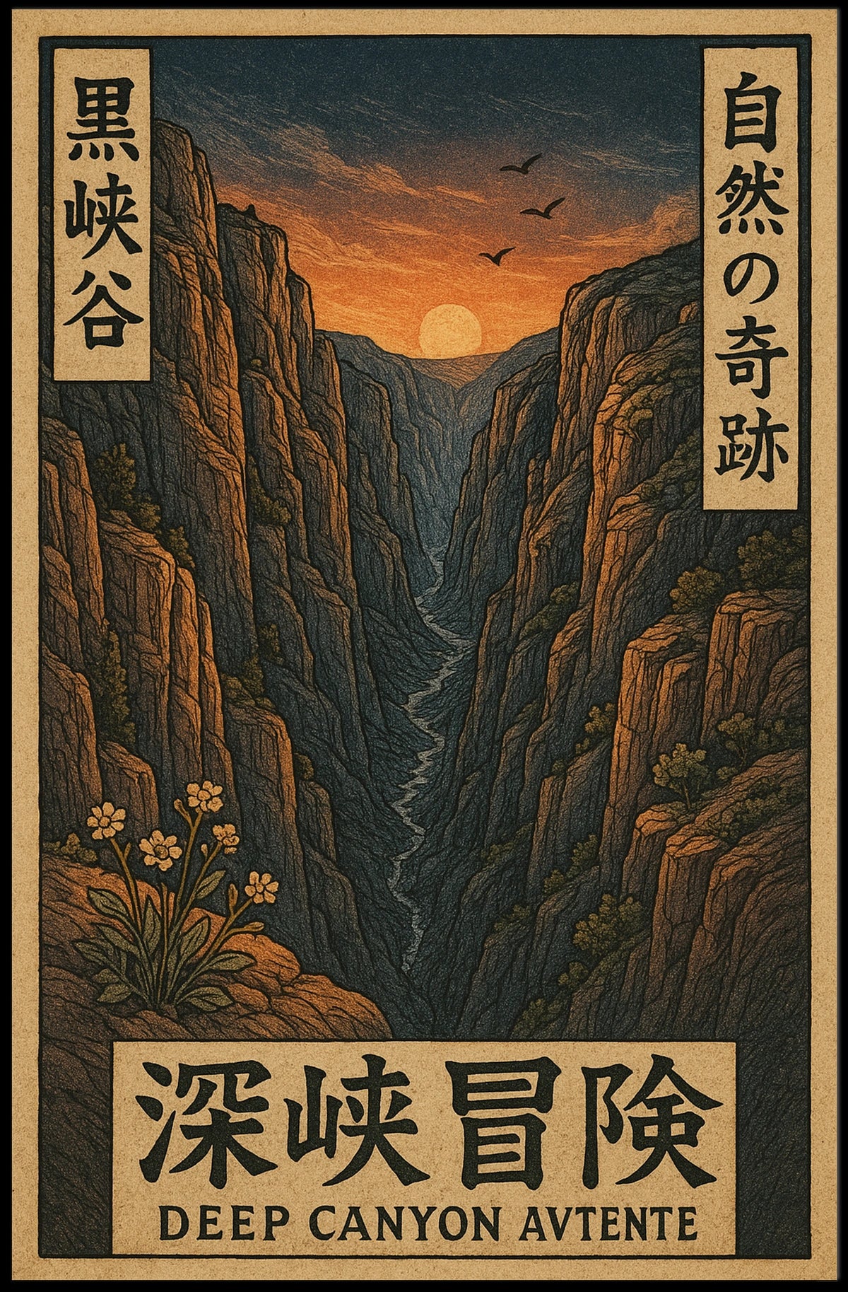 Deep Canyon Adventure Poster