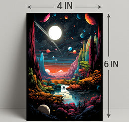 Cosmic Landscape Poster PosterGoat