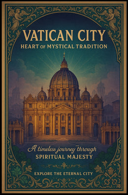 Spiritual Majesty Explore the Eternal City Poster