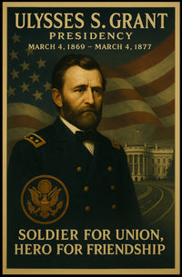 Ulysses S. Grant Presidential Historical Poster