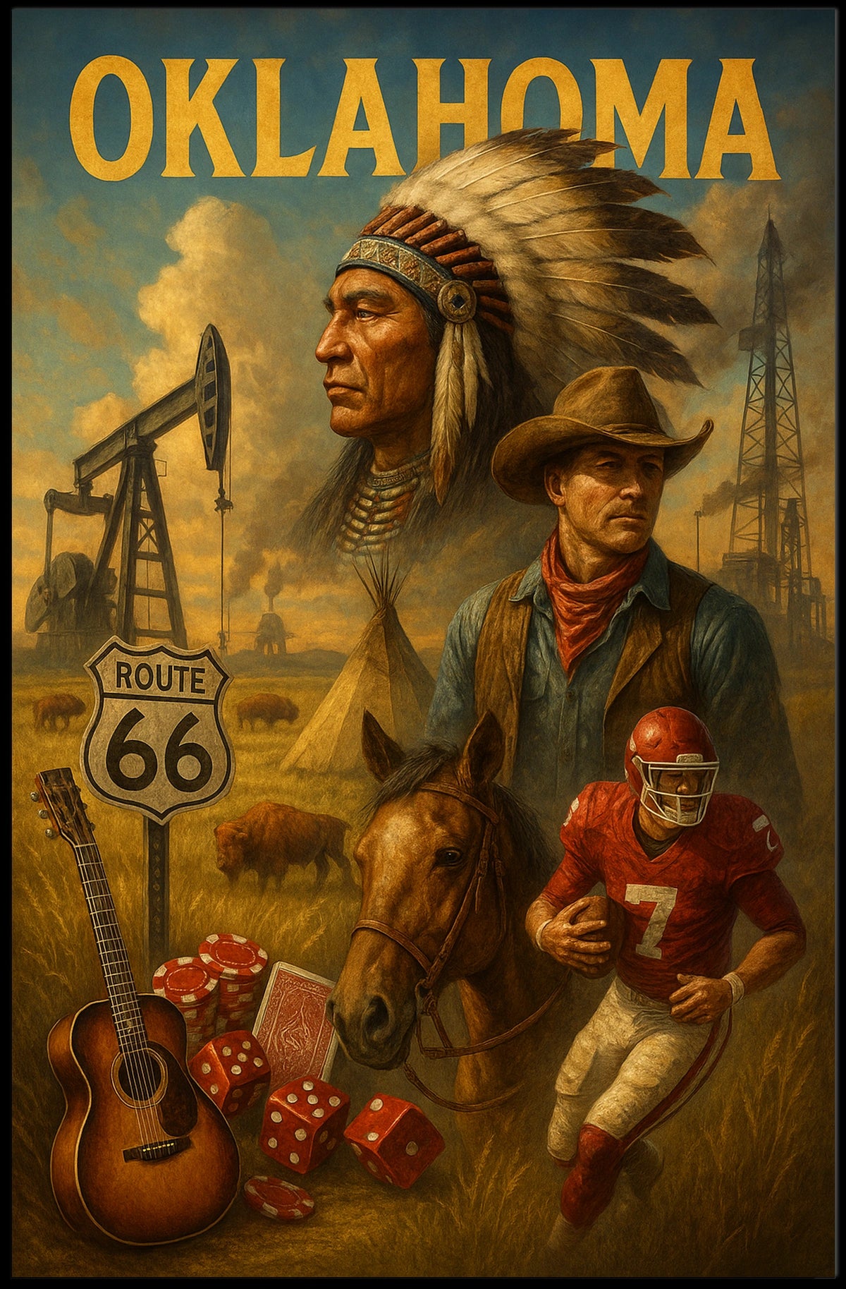 Oklahoma Heritage Poster