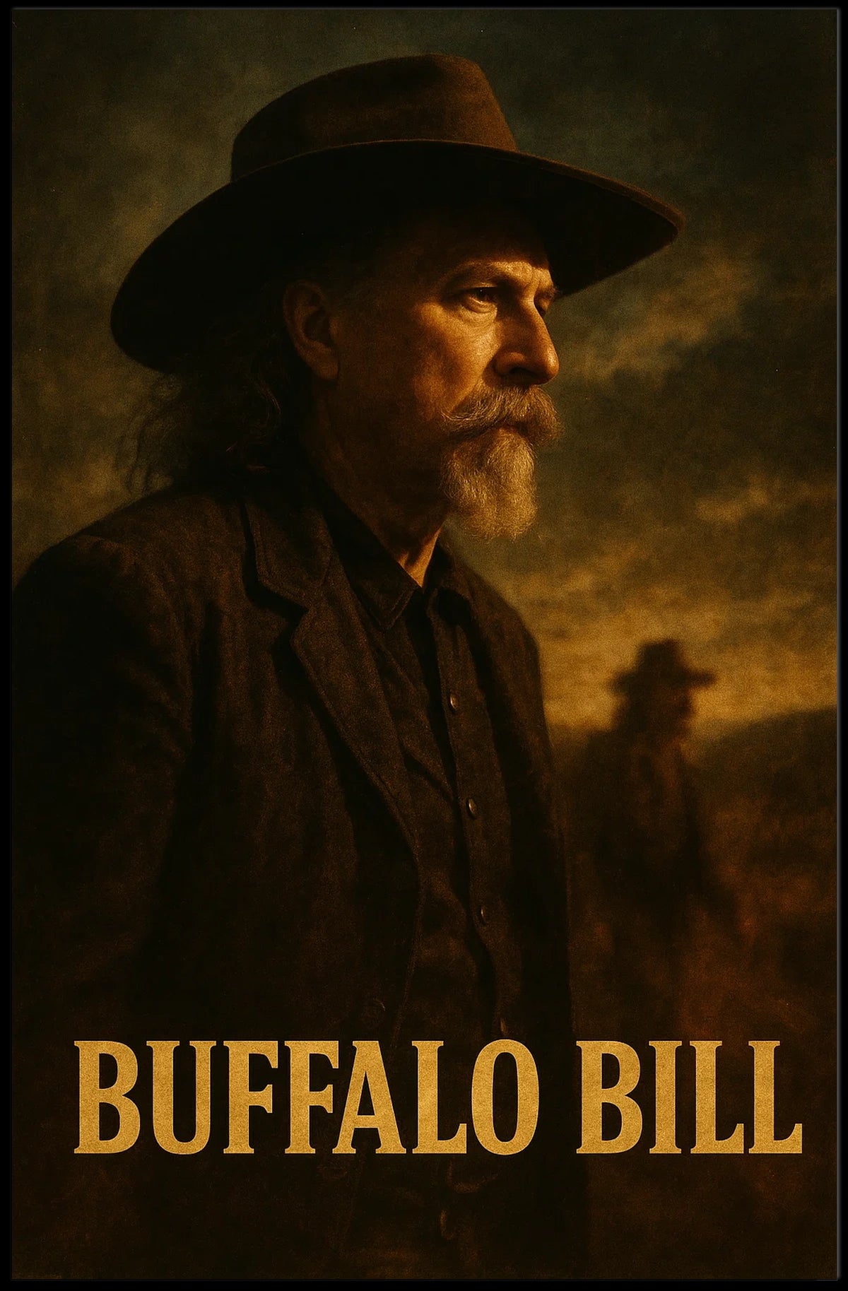 Buffalo Bill Iconic Western Cultural Heritage Poster