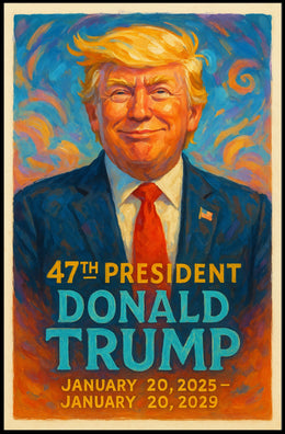 Trump Vision Triumph Patriotic Pop Art Poster