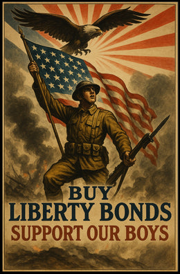 Support Our Boys Buy Liberty Bonds Poster