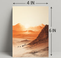Journey Through The Desert Poster