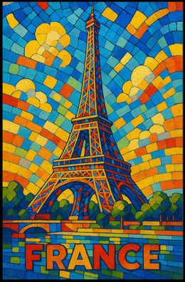 Vibrant France Poster