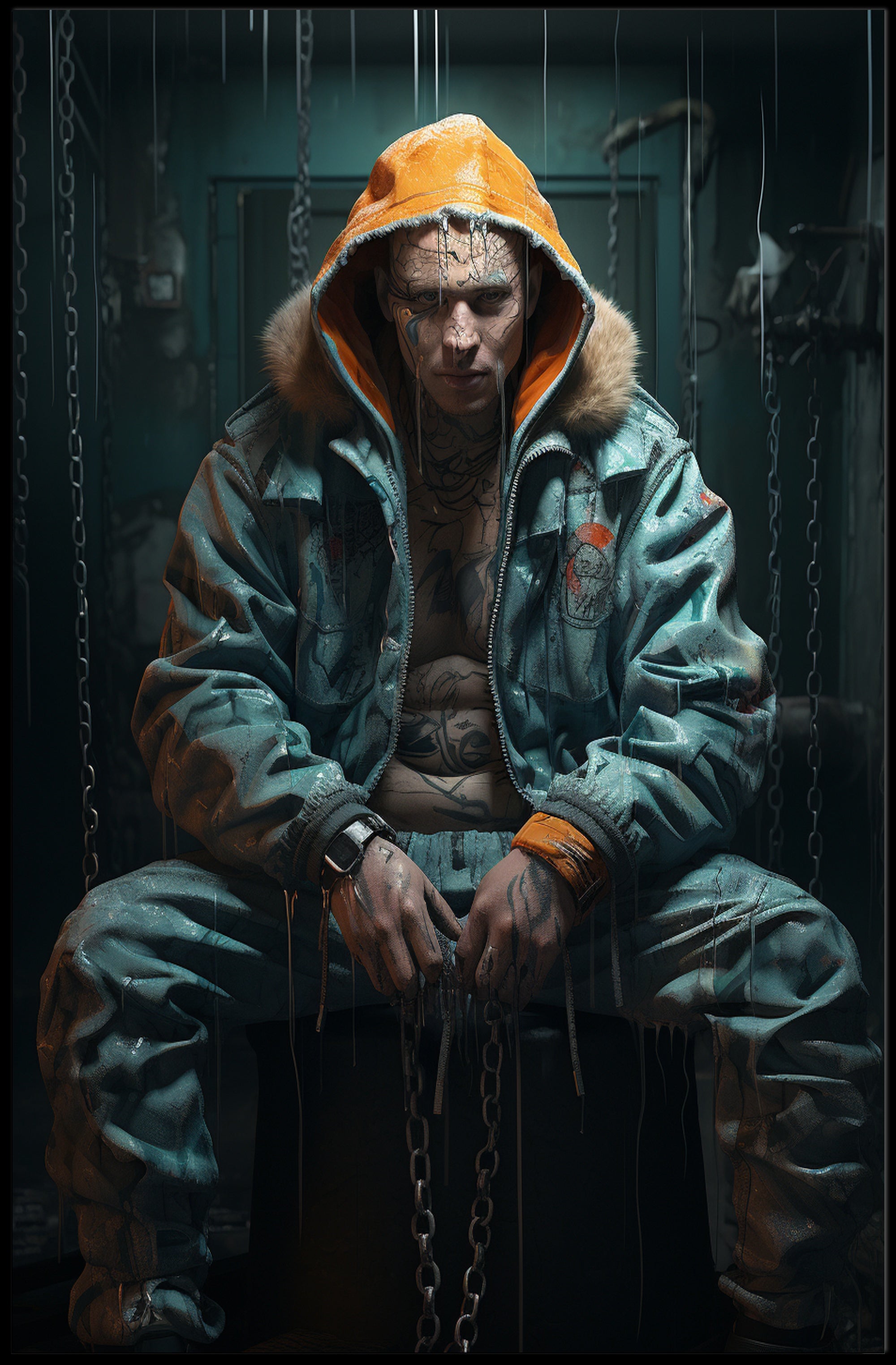 Urban Warrior Poster PosterGoat